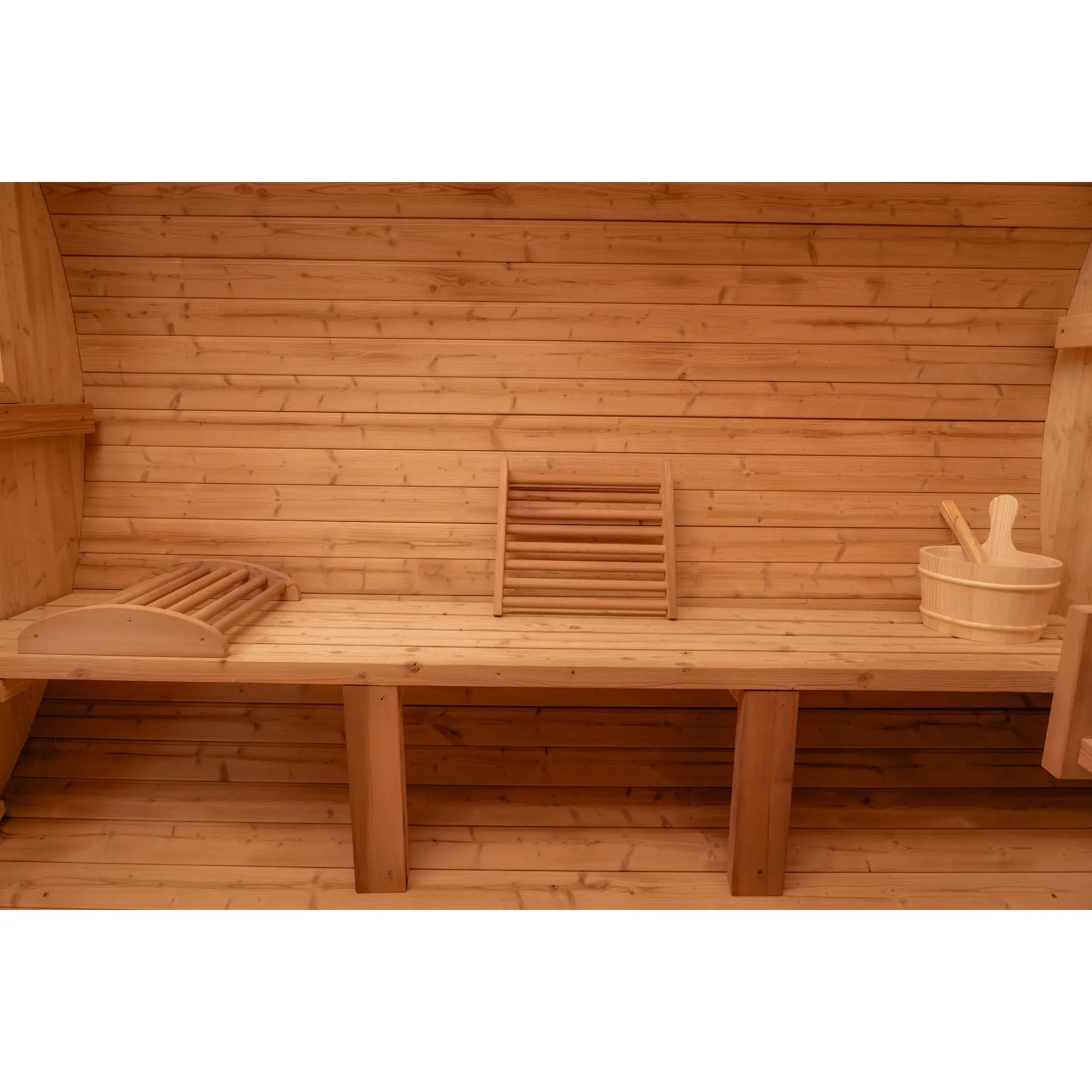 6 FT Classic Thermowood Barrel Sauna - 4-6 Person - Image 10
