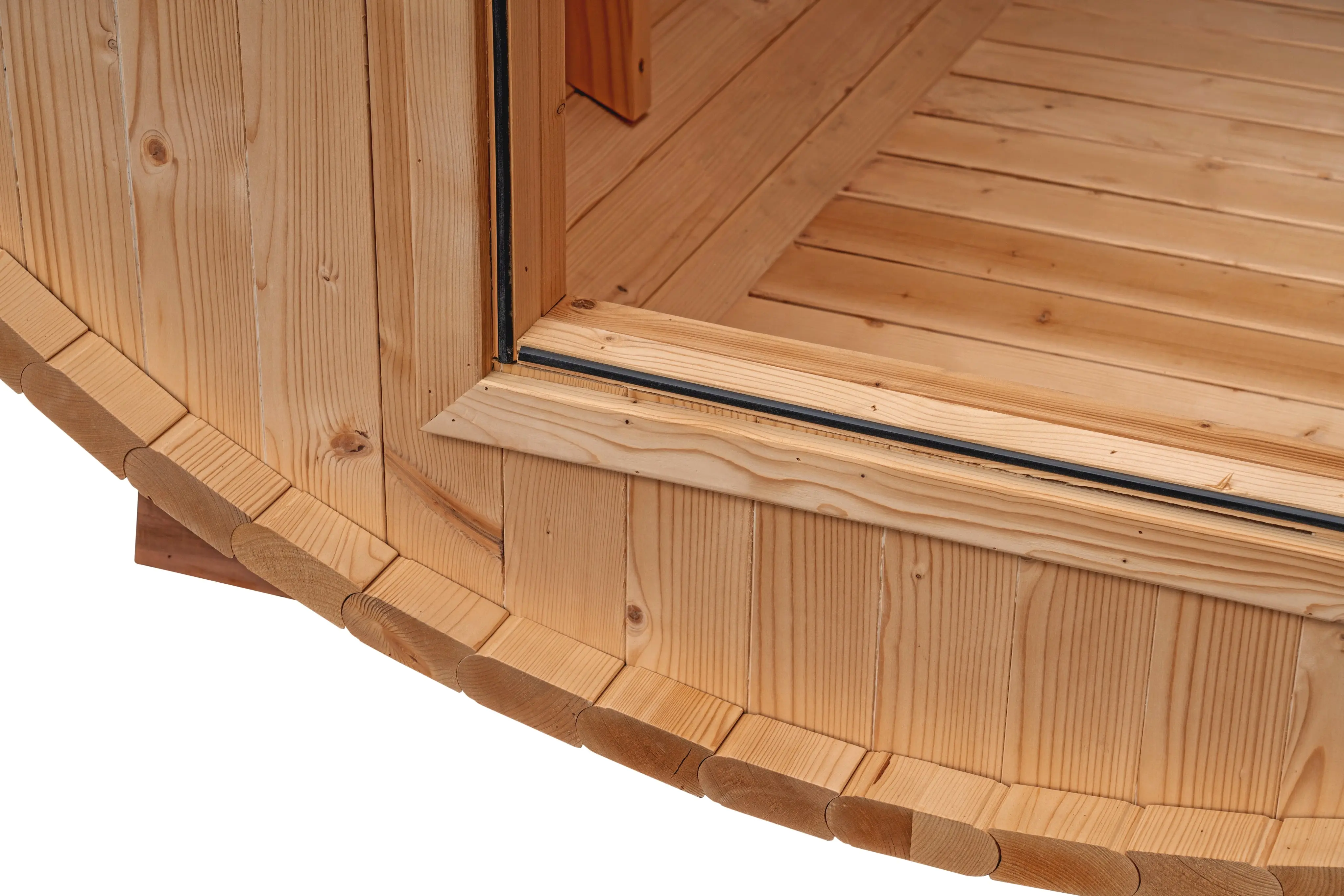 6 FT Classic Thermowood Barrel Sauna - 4-6 Person - Image 29