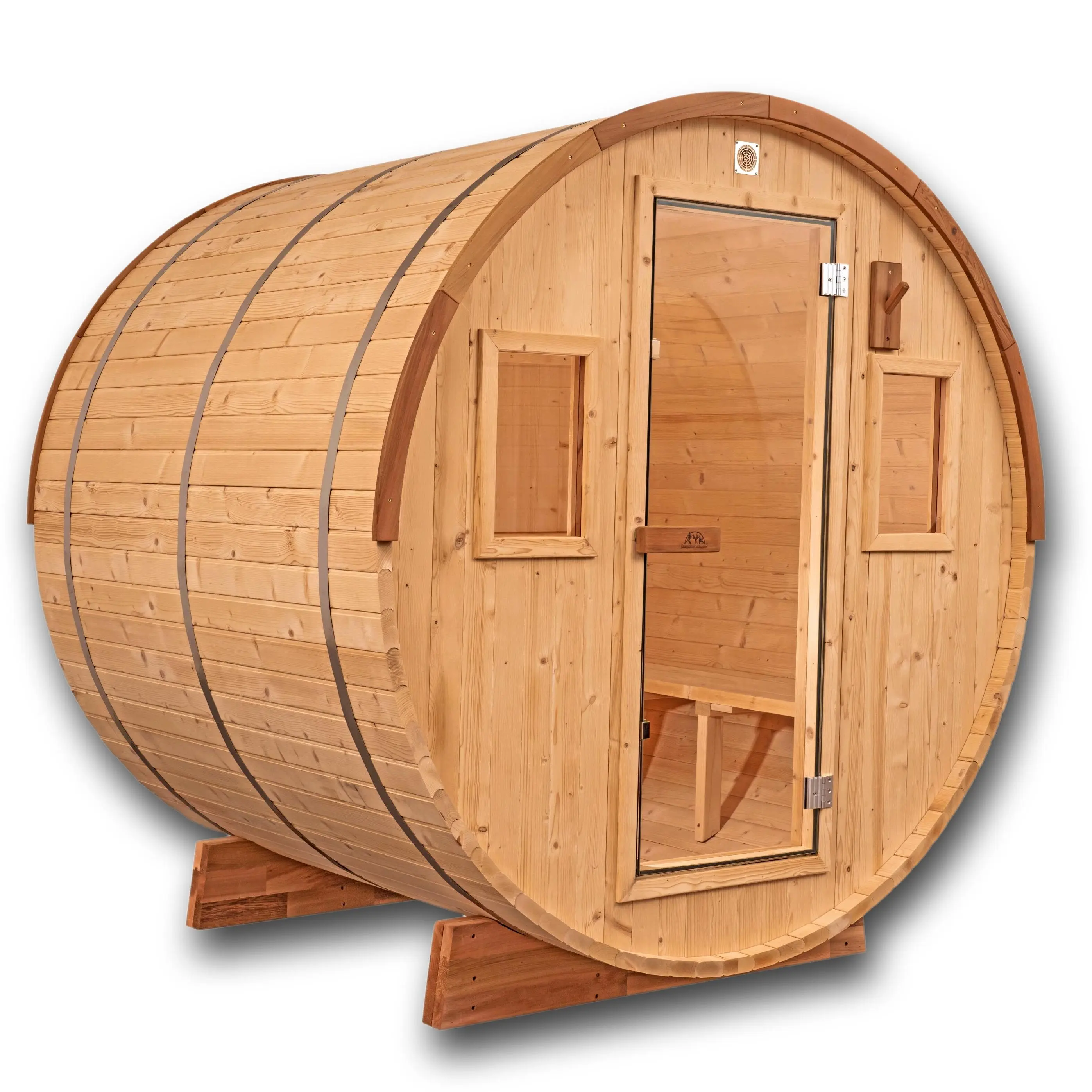 6 FT Classic Thermowood Barrel Sauna - 4-6 Person - Image 41