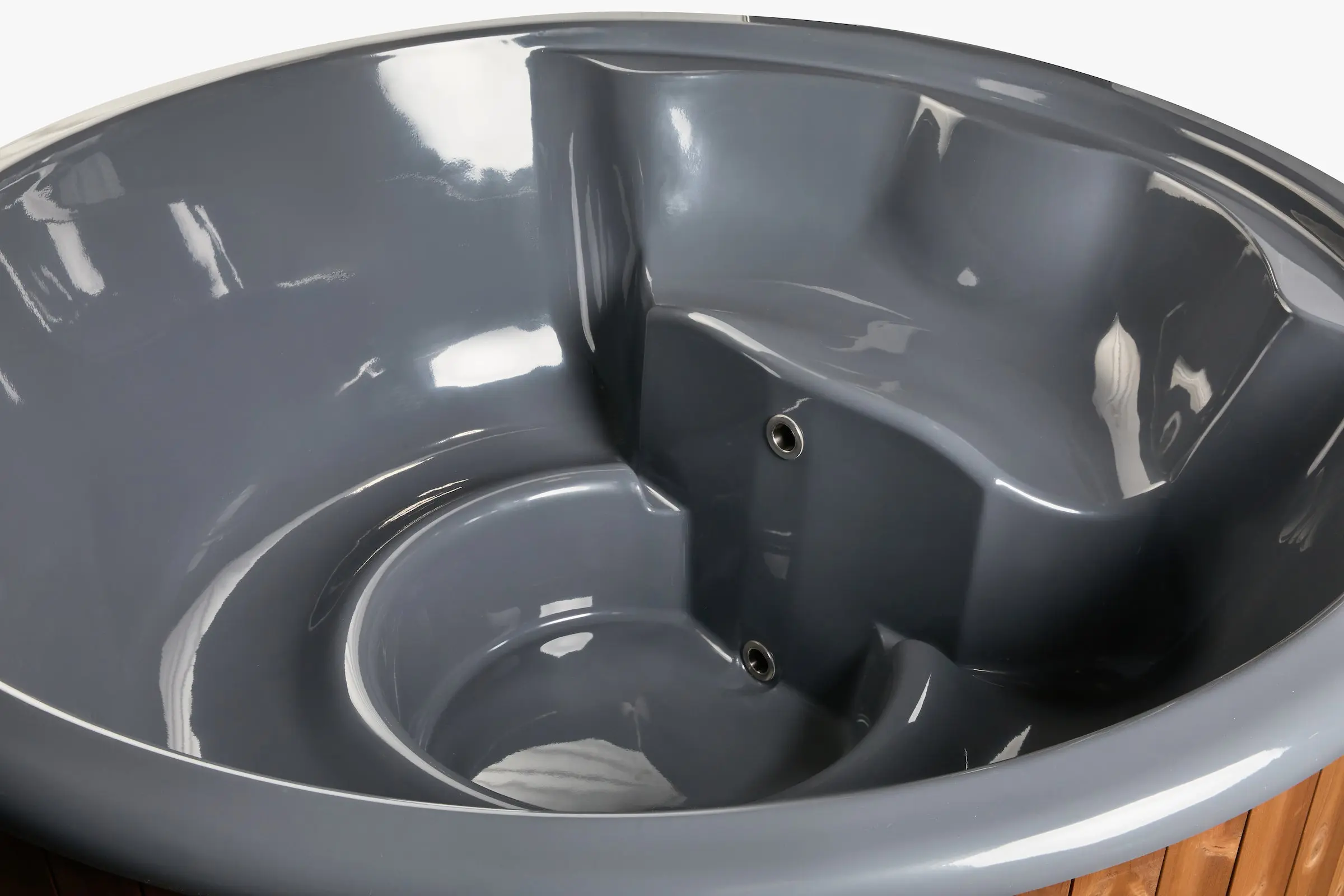 Deluxe Wood Fired Hot Tub With Liner - Image 4